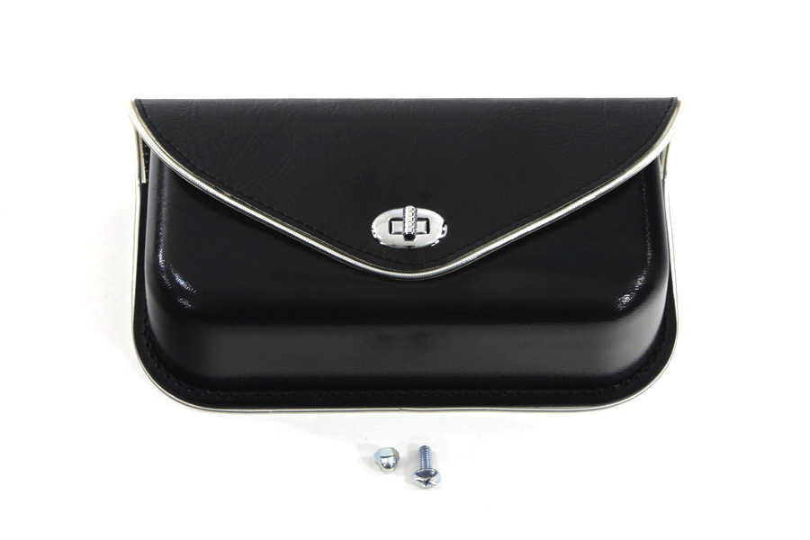 Windshield Pouch With Silver Edge Trim