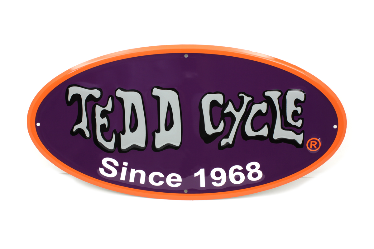 Tedd Cycle Metal Sign