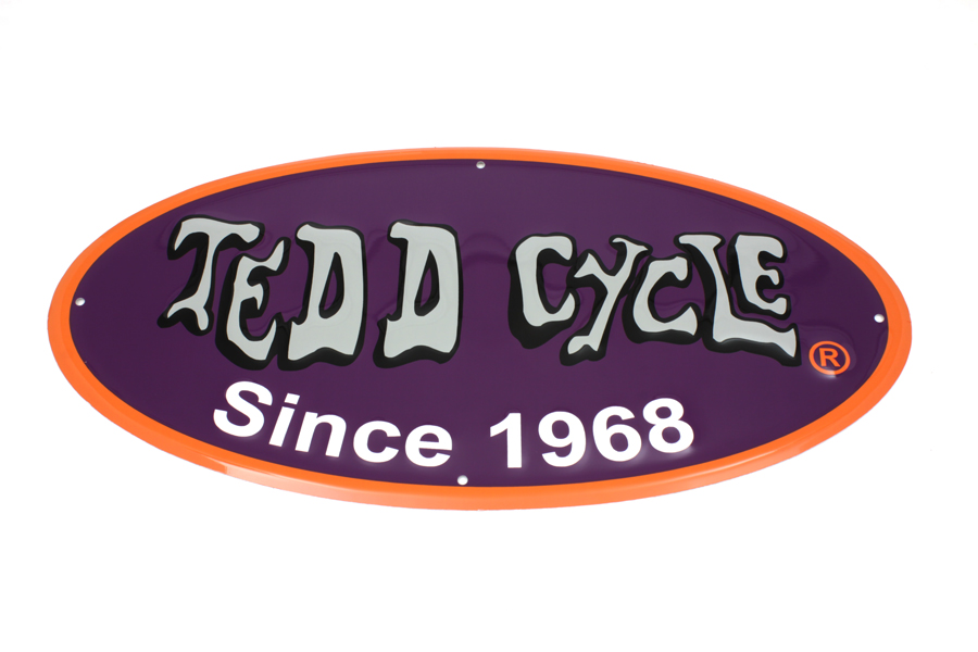 Tedd Cycle Metal Sign