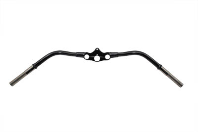 Black Offset Speedster Spring Fork Handlebar Harley 1946-1948