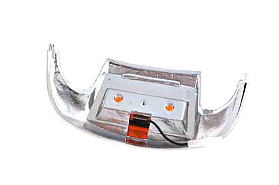 Chrome Front Fender Tip with Light