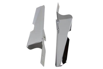 Chrome Windshield Deflector Set