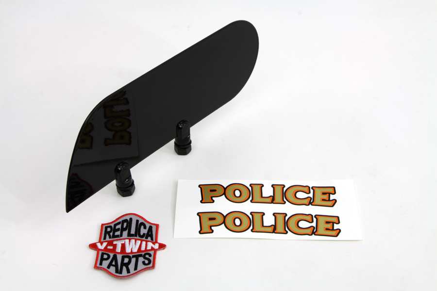 Police Fender Marker Plate