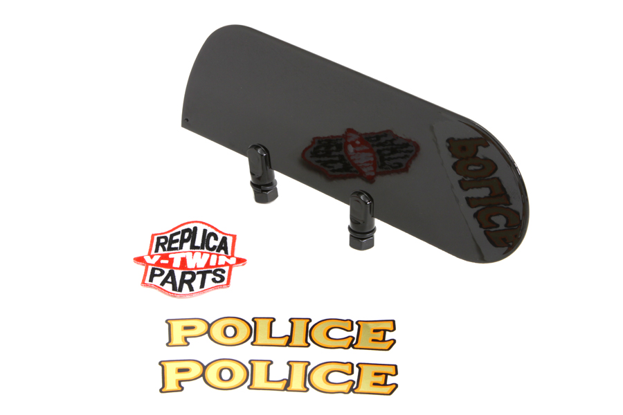 Police Fender Marker Plate