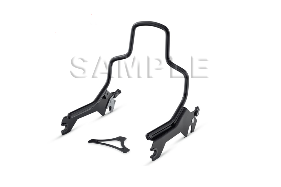 8-1/2 Short Detachable Sissy Bar Gloss Black