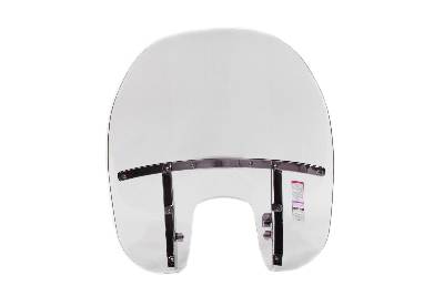 Clear 2-Up Detachable Windshield for 39mm Harley Big Twins