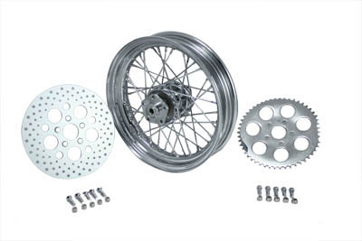 16 Rear Wheel Assembly Chrome