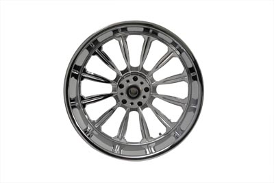 18 in. Starburst Chrome Right Drive Rear Weld Wheel for 2000-up FXST