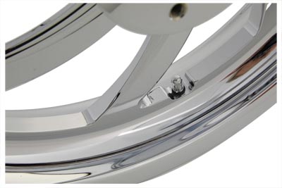 18" Rear Forged Alloy Wheel, Whiplash Style for 1986-99 Big Twins