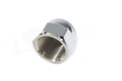 Chrome Acorn Nut 1 X 24 Tooth without Shoulder