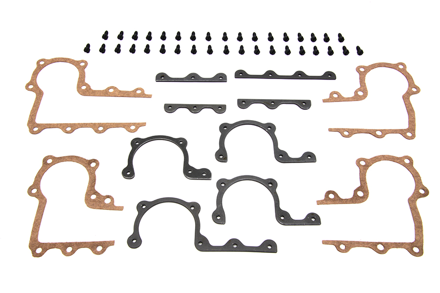 Parkerized Rocker Arm Cover Strip and Gasket